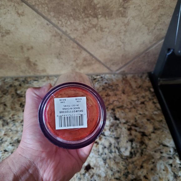 Starbucks Spring 2021 Plum Purple Pink Floral Acrylic Cold Cup Tumbler.   This l - Picture 5 of 5